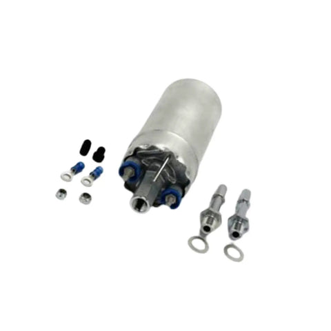 Rock Solid Electric Fuel Pump 77219GT 77219 Fits Genie Boom Lift S-40 with fittings and accessories for installation.