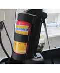 Durable Fire Extinguisher Holder With Adjustable Mount Strap For Jeep Wrangler JK JL TJ CJ YJ And 2020 2023 Gladiator JT Black