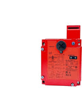 Heavy Duty Safety Door Switch With Insert Solenoid Guard Lock For Industrial Machinery, red housing, designed for quick setup and safety.
