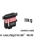 High Torque Smooth Operator Digital Micro Servo With Coreless Motor For Rc Wings featuring 11kg grip and lightweight CNC case.
