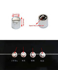 Ten Pack Range Hood Push Button Switch Caps For Under Cabinet Vent Hoods Piano Style Light Touch Button Caps 10mm Square Button Covers
