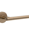 Trinsic 18 Inch Towel Bar In Champagne Bronze For Your Bath Upgrade - Rugged Zinc Die Cast Build With Easy Set Screw Mounting