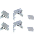 Door Hinges 2 Pack Front Driver Left Side Chrome Finish Replacement Hinges for Car Doors, premium durable hardware