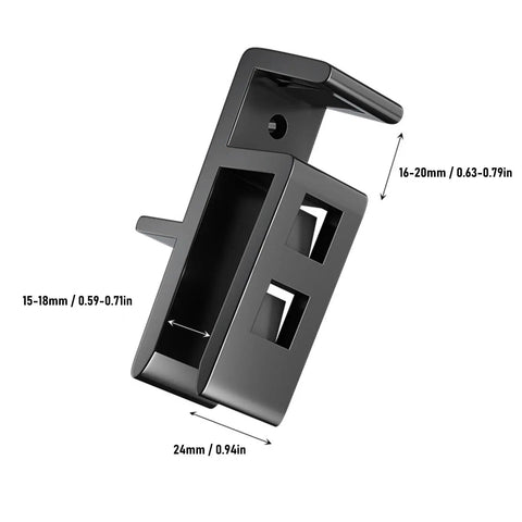 Rock Hard ABS Scribing Jig Set For Bulletproof Cabinet Install And Perfect Wall Contours With Rapid 15 To 20mm Adjustments showing precise measurements and features.