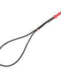 Golf Swing Training Rope With Ergonomic Grip For Beginners, Warm Up Aid And Posture Corrector, black rope with red grip