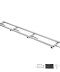 Beefed-Up Rail Mill Guide System With 9 Ft Aluminum Adjustable Saw Milling Rails And Four Crossbar Kits Works With Chainsaw Mills