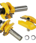 1/2 Inch Shank Router Bit Set For Cabinet Doors And Woodworking Round Over And Ogee Rail Stile Bits With Raised Panel Cutter Pro Grade Carbide Groove Tongue Milling Tool For Precise Cabinetry And Wood Projects