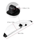 Inflatable Kayak Outrigger Stabilizer Accessory For Paddling Pros, PVC Construction with Secure Ferrule Lock, dimensions 89cm x 27.5cm.
