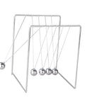 Newton Pendulum Desk Toy For Home Office Decor Square Iron Balance Gadget That Makes Physics Fun Hands On Learning Tool Cool