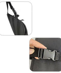 Adjustable strap of Keep Your Setup Tight With This Roll Out Ready EV Cable Tote showing buckle detail for secure carrying.
