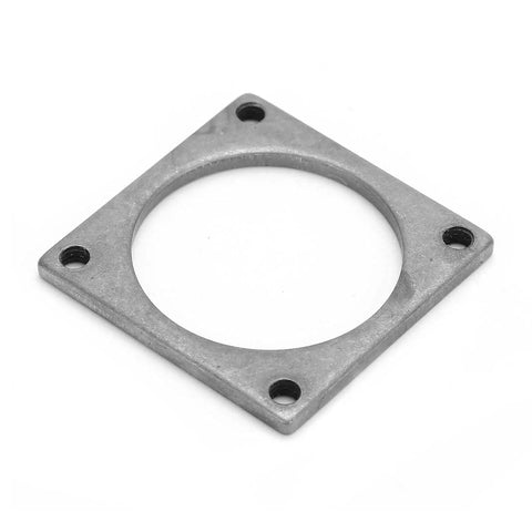 Stainless Steel Robot Mounting Plate With 32mm Hole Spacing And M4 Threads Rock Solid Joint Bracket close-up view of mounting plate.