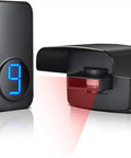 Wireless Driveway Alarm System With 600 Foot Range All Weather Outdoor Motion Sensor And Microwave Infrared Detector Real Time Alerts