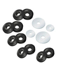 Dimple Die Set With Steel Backing Discs For Harbor Freight Hydraulic Punch Driver Kit Includes 1.115, 1.362, 1.687, 1.937, 2.375 Inch Dies