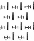 Darn Good Black Iron Thumb Latch For Garden Gates And Fences Seven Inch Tall With Heavy Duty Powder Coating Rust Resistant Finish Includes Every Mounting Screw Pack Of Ten arranged for display.