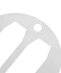 Universal Air Compressor Reed Valve Plate Kit With Aluminum Gasket Connection For Noise Reduction And Heavy Duty Easy Install Silver Spare Accessory Parts close-up