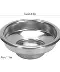 58mm Stainless Steel Espresso Filter Basket Bottomless Portafilter For Semi Automatic Coffee Machines, top view