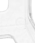 Close-up of a clear adhesive 16 Piece PVC Table Corner Protectors Adhesive Corner Guards For Furniture Edge Safety