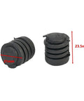 Heavy Duty 5 Pcs Hood Stop Bumper Rubber Buffers For Nissan Cars With Engine Cover Seal Kit That Slaps Down Vibration And Rattles To Give Your Ride A Smooth Chill Without Any Scratchy Damage Or Annoying Noises While Parking Or Driving All Day Long, black rubber, 21mm x 23.5mm