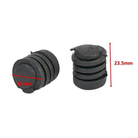 Heavy Duty 5 Pcs Hood Stop Bumper Rubber Buffers For Nissan Cars With Engine Cover Seal Kit That Slaps Down Vibration And Rattles To Give Your Ride A Smooth Chill Without Any Scratchy Damage Or Annoying Noises While Parking Or Driving All Day Long, black rubber, 21mm x 23.5mm