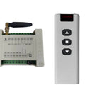 Universal Wireless Remote Control Switch For DC Motors And Linear Actuators 12V To 36V Compatible, showing remote and receiver