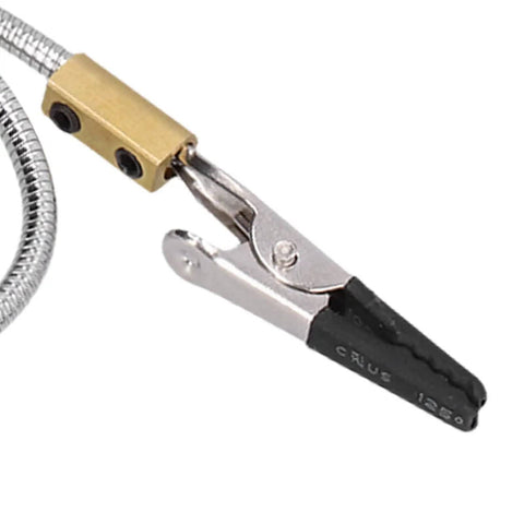 Close-up of clip on Flexible Adjustable Third Hand Clamp for Electronics and Crafts Pro Grade Alloy Steel Soldering Stand