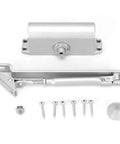 Home Use Adjustable Automatic Door Closer With No Hassle 90 Degree Positioning And Hydraulic System Smooth Self Closing