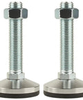 Heavy Duty Leveling Screw Leg With 3.94 Inch Diameter Base, 150 Millimeters Long, Adjustable Leveling Feet M30 Thread, 5500 Lb Capacity