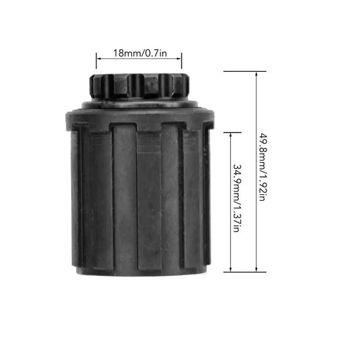 Durable Freehub Body For Mountain And Road Bikes 8 9 10 Speed Cassette Compatibility Rear Hub Upgrade with dimensions