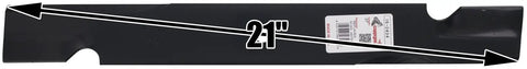 21 Inch Mower Blades For Bobcat Ferris Scag Snapper - 2.5 Inch Wide, 0.204 Inch Thick, 5/8 Inch Center Hole, Fits 61 Inch Deck