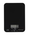 Digital Glass Top Kitchen Scale With 11 Lb Capacity, Measures Liquid And Dry Ingredients, Rotating Knob, Black