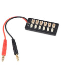 12 Port Parallel Charging Board For RC Drones And Helis With UMX JST PH2.0 Battery Balance Charger High Current 1.5A Per Port