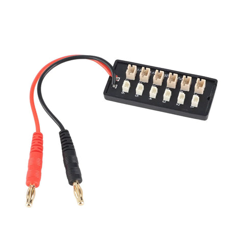 12 Port Parallel Charging Board For RC Drones And Helis With UMX JST PH2.0 Battery Balance Charger High Current 1.5A Per Port