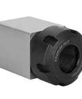 Rock Solid Square Collet Chuck Block Holder For ER 25 Size Fits CNC Lathe And Engraving Machines With Through Hole Design