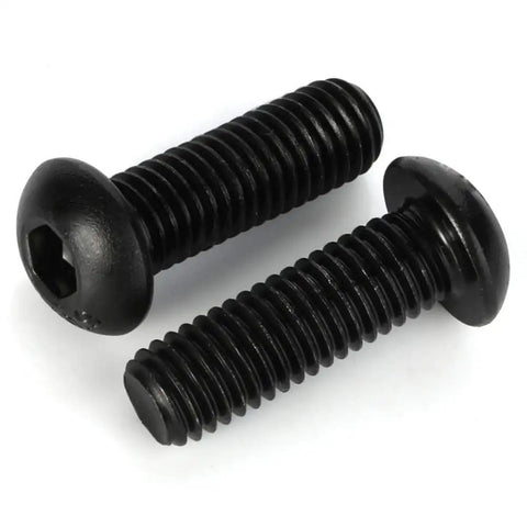 M6 Button Head Socket Cap Screws Set Alloy Steel Grade 10.9 With Allen Hex Drive Fully Threaded 50 Pcs Assortment In 20Mm 25Mm 30Mm 35Mm 40Mm Length For Heavy Duty Diy Projects
