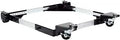 Heavy Duty Universal Mobile Base For Tools, Adjustable From 24 By 24 To 34 By 34 Inches, Supports Up To 1200 Pounds, black metal frame with casters