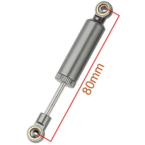 Shock Absorber Damper With Built In Internal Spring For 1 By 10 RC Crawlers Beefed Up Damping CNC Machined Aluminum Anodized 80mm