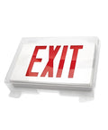 Clear Polycarbonate Emergency Exit Sign Cage Guard For Lighted Signs Built Tough, Impact Resistant Shield mounts on wall