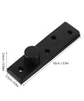 Heavy Duty 360 Degree Stainless Steel Pivot Hinge For Wood Doors And Bookcases Hidden Offset Invisible Door Hardware