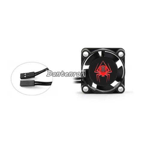 Image of a High Speed RC Motor Cooling Fan 25mm 30mm 35mm 40mm 45mm 50mm Heatsink ESC Cooling Fan 28000RPM 6V To 8.5V with JST plug