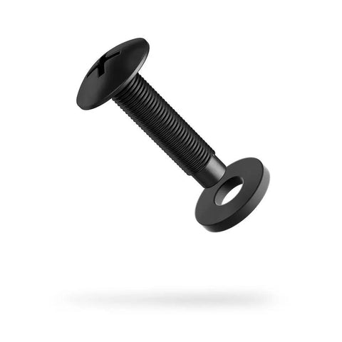 10-32 Rack Screws With Nylon Washers 50 Piece Set For Server Racks Enclosures And Cabinets Carbon Steel Pilot Point Self Guiding Screws Rust Resistant Black Zinc Chromate Finish