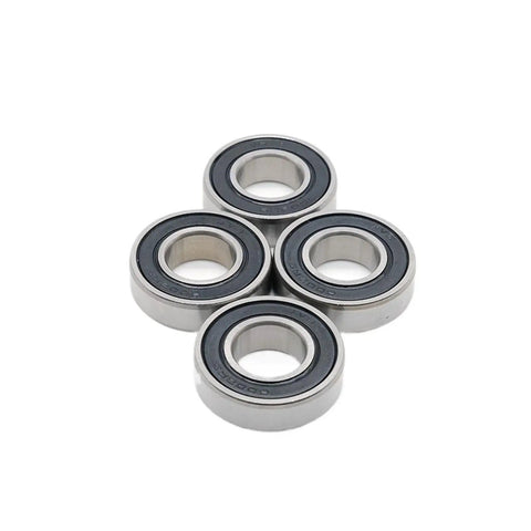 Top Notch Double Sealed Deep Groove Ball Bearings 6004RS Set Of 2, featuring ABEC 7 precision in a close-up view.