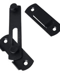 Beefy Flip Latch Lock Heavy Duty Stainless Steel Gate Door Cabinet Window Lock 2 Pack Black Built Tough for home use