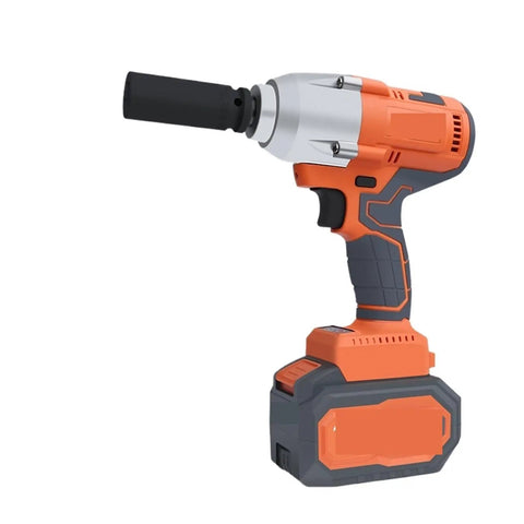 Gangsuqd Cordless Brushless Impact Wrench High Torque 1/2 Inch Electric Power Tool For Car Tire Change And Heavy Duty Home Improvement Projects Fast Efficient Portable Design With Durable Motor
