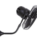 Knockout Matte Black Indoor Ceiling Fan delivering dead quiet cooling and a modern silhouette with a sleek design.