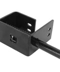Metal Trailer Gate Spring Lock, Secure Latch for Carry On Trailer with a black steel body and mounting holes.