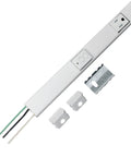 Plugmold 2000 Series 3 Foot Hardwired Power Strip With 5 Tamper Resistant Outlets And GFCI Protection White Built In Shutter Safety
