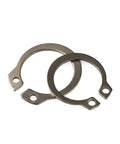 Pro Grade Heavy Duty Snap Ring Kit 500 To 900 Pieces, M5 Through M20 External Circlips in stainless steel with black finish