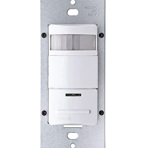 Decora 120 277 Volt Wall Switch Occupancy Sensor ODS10 IDE Black With 180 Degree Field Of View And 2100 Square Feet Coverage