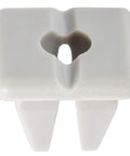 Dang Solid Gray Nylon Bumper Screw Grommets And Heavy Duty Push Pin Retainer Fastener Kit Compatible With Hyundai Kia Accent Tucson Veloster Optima 2013 2009 close-up view of a gray nylon push pin fastener.