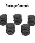 Premium Black Rubber Hood Stop Bumpers For Nissan 5-Pack Kit Dampens Engine Noise Reduces Vibration And Protects Metal Contact Weatherproof Cushion Door Seal Buffers Keep Your Ride Chiller Slicker And Quieter. 5 black rubber bumpers